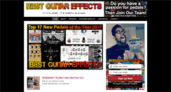 Desktop Screenshot of bestguitareffects.com